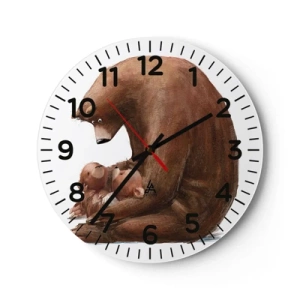 Nástěnné hodiny - Sladké sny, děti - 40x40 cm