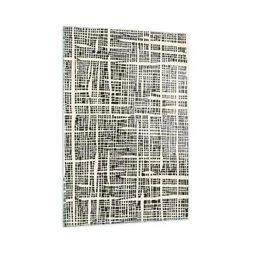 Obraz na skle - Tkaná kompozice - 50x70 cm