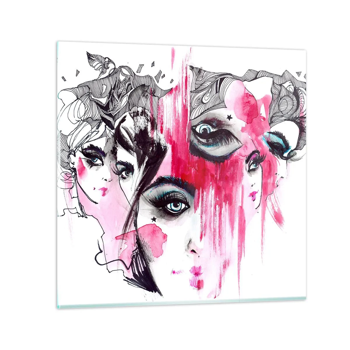 Obraz na skle - , - 70x70 cm