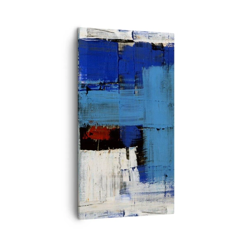 Obraz na plátně - Tajemství modré - 45x80 cm