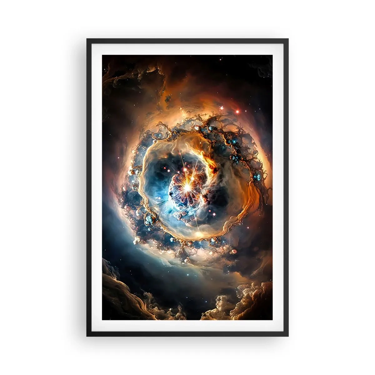 Plakát v černém rámu - Začátek - 61x91 cm