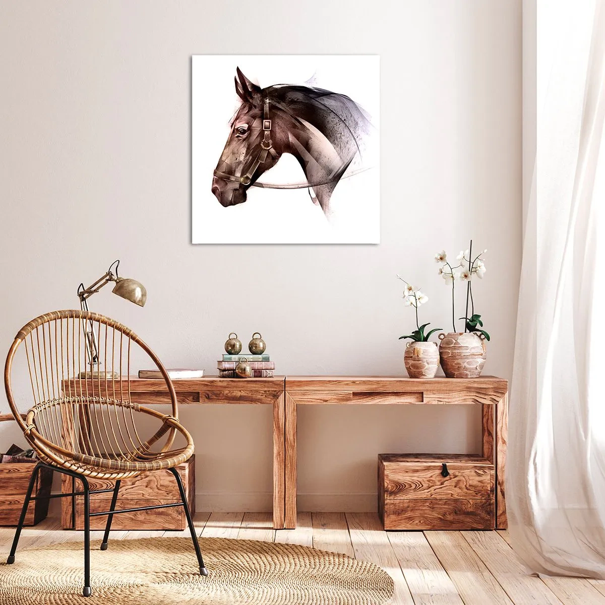 Obraz na plátně - To je ale půvab - 70x70 cm