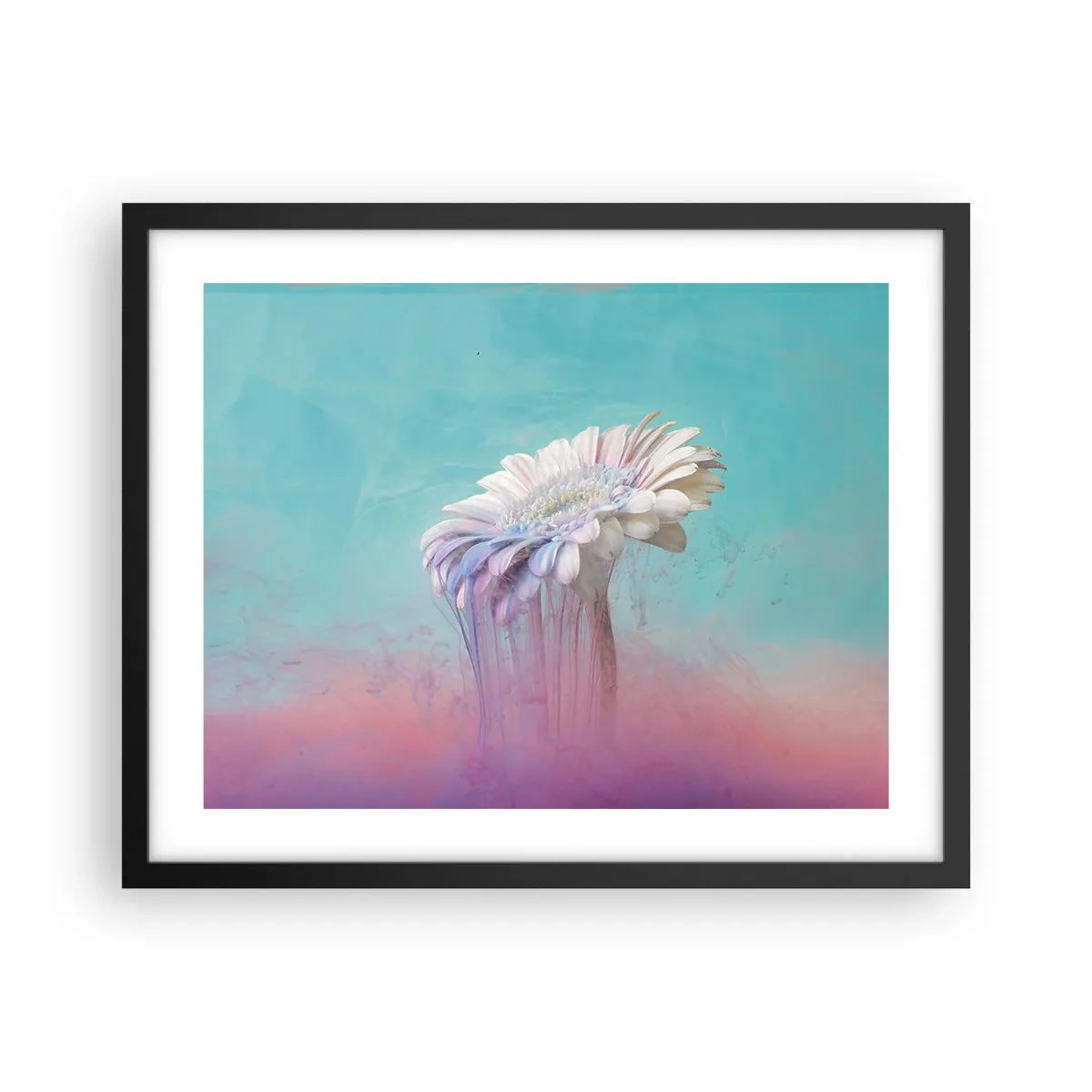 Plakát v černém rámu - Záhrobí květin - 50x40 cm