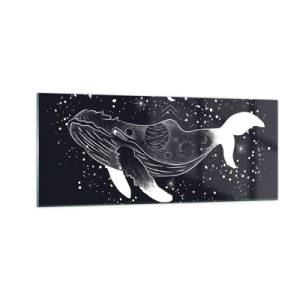 Obraz na skle - V oceánu vesmíru - 100x40 cm