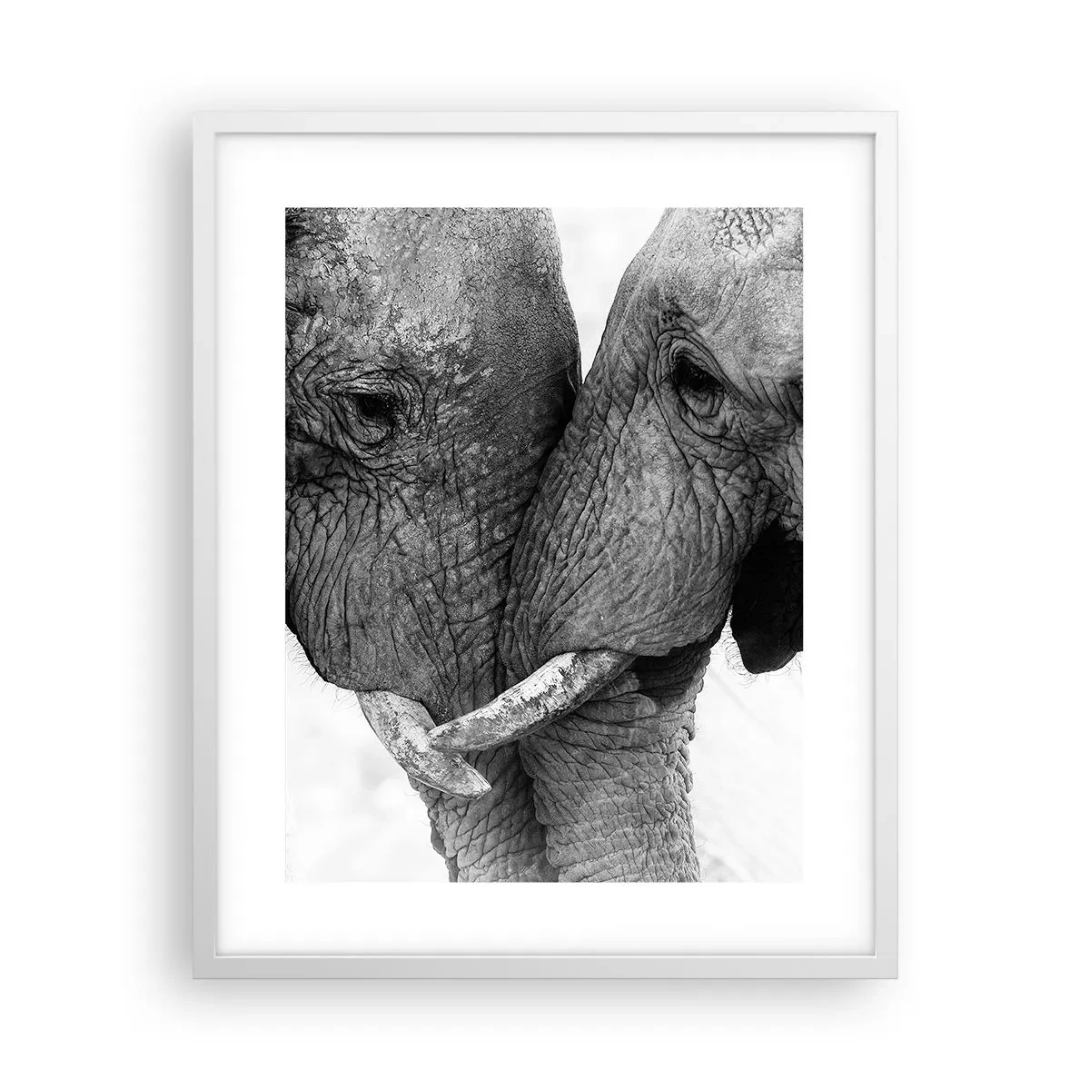 Plakát v bílém rámu - Upřímné vyznání - 40x50 cm