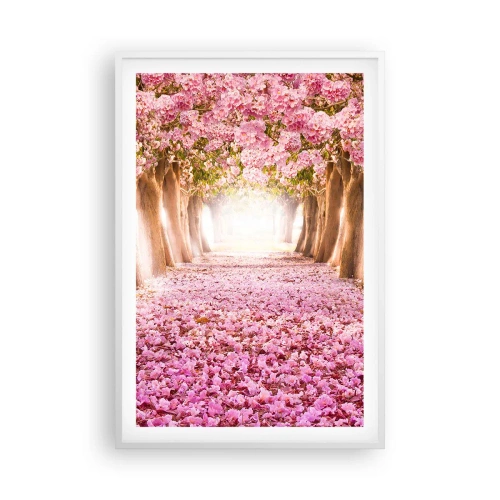 Plakát v bílém rámu - Cesta do ráje - 61x91 cm