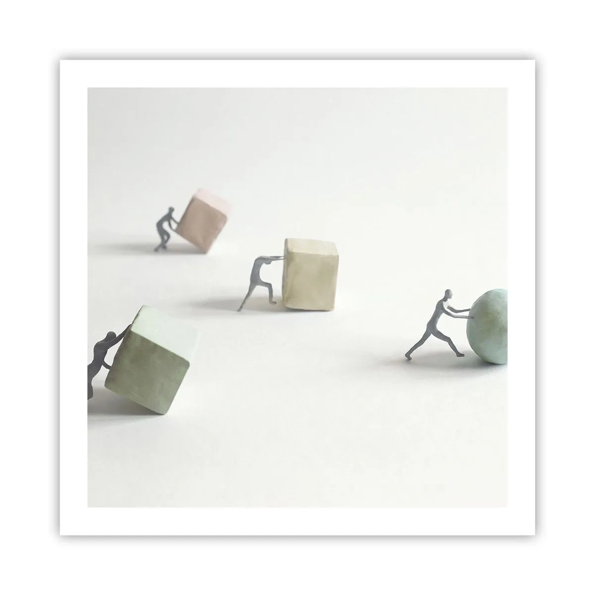 Plakát - Život samotný - 60x60 cm