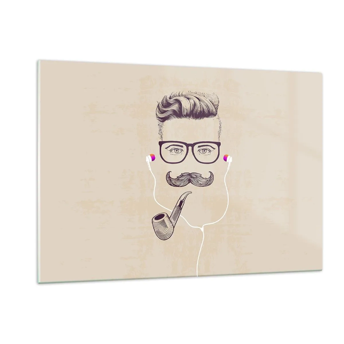 Obraz na skle - Skutečný muž? - 120x80 cm