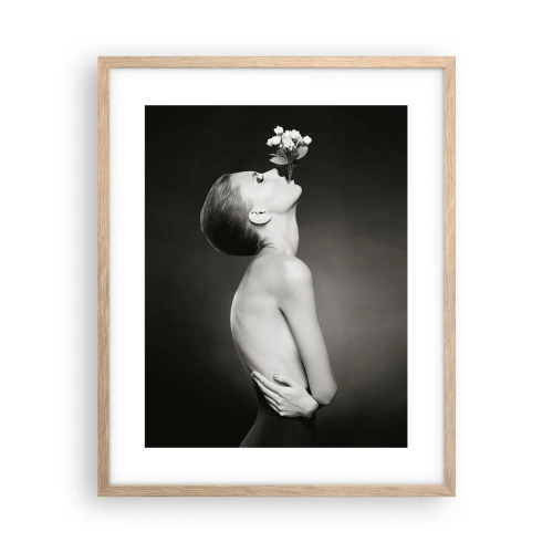 Plakát v rámu světlý dub - Excentrická elegance - 40x50 cm