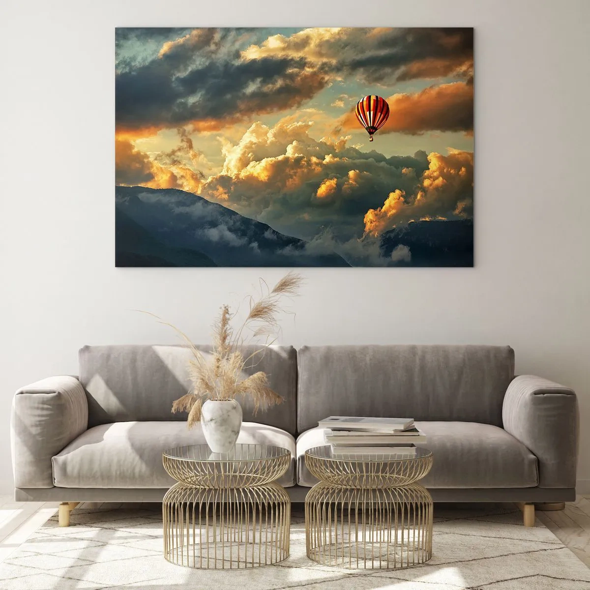 Obraz na skle - Letím, protože chci - 120x80 cm