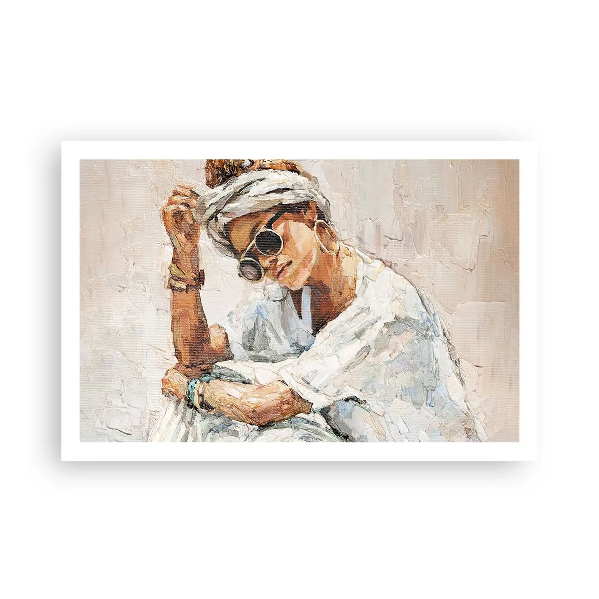 Plakát - Portrét v plném slunci - 91x61 cm