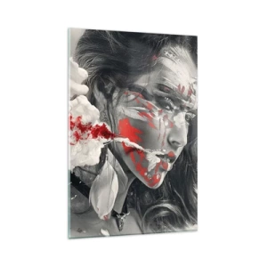 Obraz na skle - Ve spárech absurdity - 80x120 cm