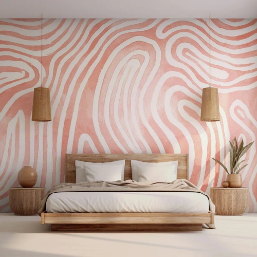 Fototapeta Premium Canvas - V korálovém labyrintu - Minimalismus, Moderní umění, Abstrakce - 250x175 cm