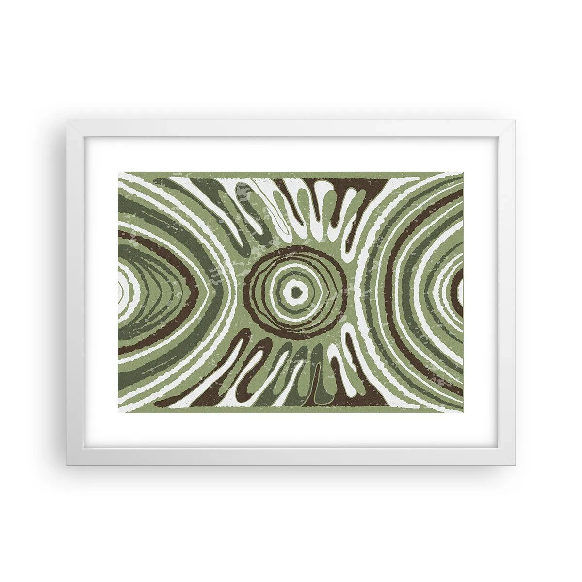 Plakát v bílém rámu - Exploze emocí - 40x30 cm