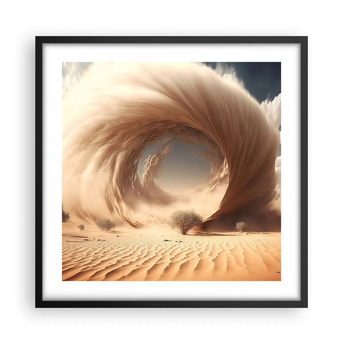 Plakát v černém rámu - Otevřený portál - 50x50 cm