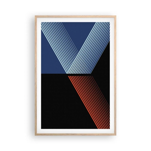 Plakát v rámu světlý dub - Jednoduchý příběh - 61x91 cm