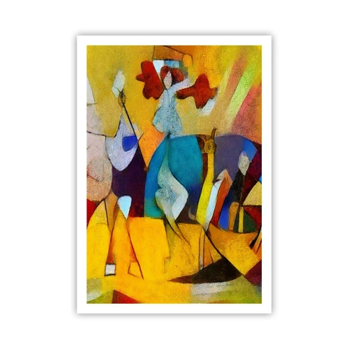 Plakát - Slunce - život - radost - 70x100 cm