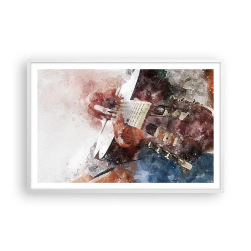 Plakát v bílém rámu - Co si o tom myslíš? - 91x61 cm