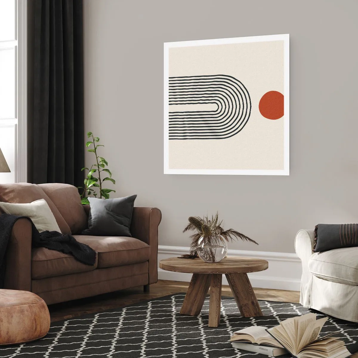 Plakát - Magnetismus tvarů a barev - 60x60 cm