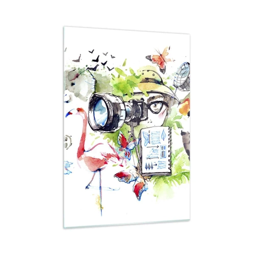 Obraz na skle - Objektivem cestovatele - 50x70 cm