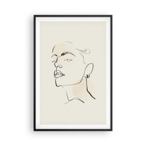 Plakát v černém rámu - Hrdý pohled - 61x91 cm