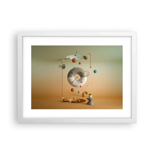 Plakát v bílém rámu - Vše je možné - 40x30 cm