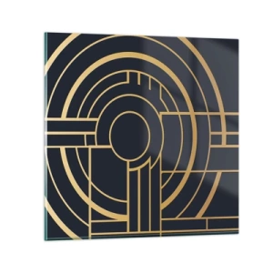 Obraz na skle - Obraty události - 50x50 cm