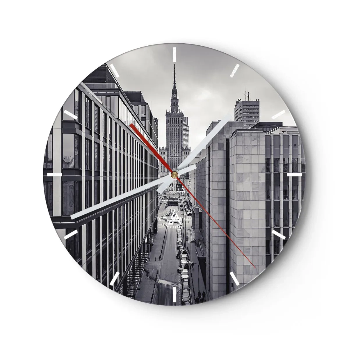 Nástěnné hodiny - Varšavské údolí - 40x40 cm