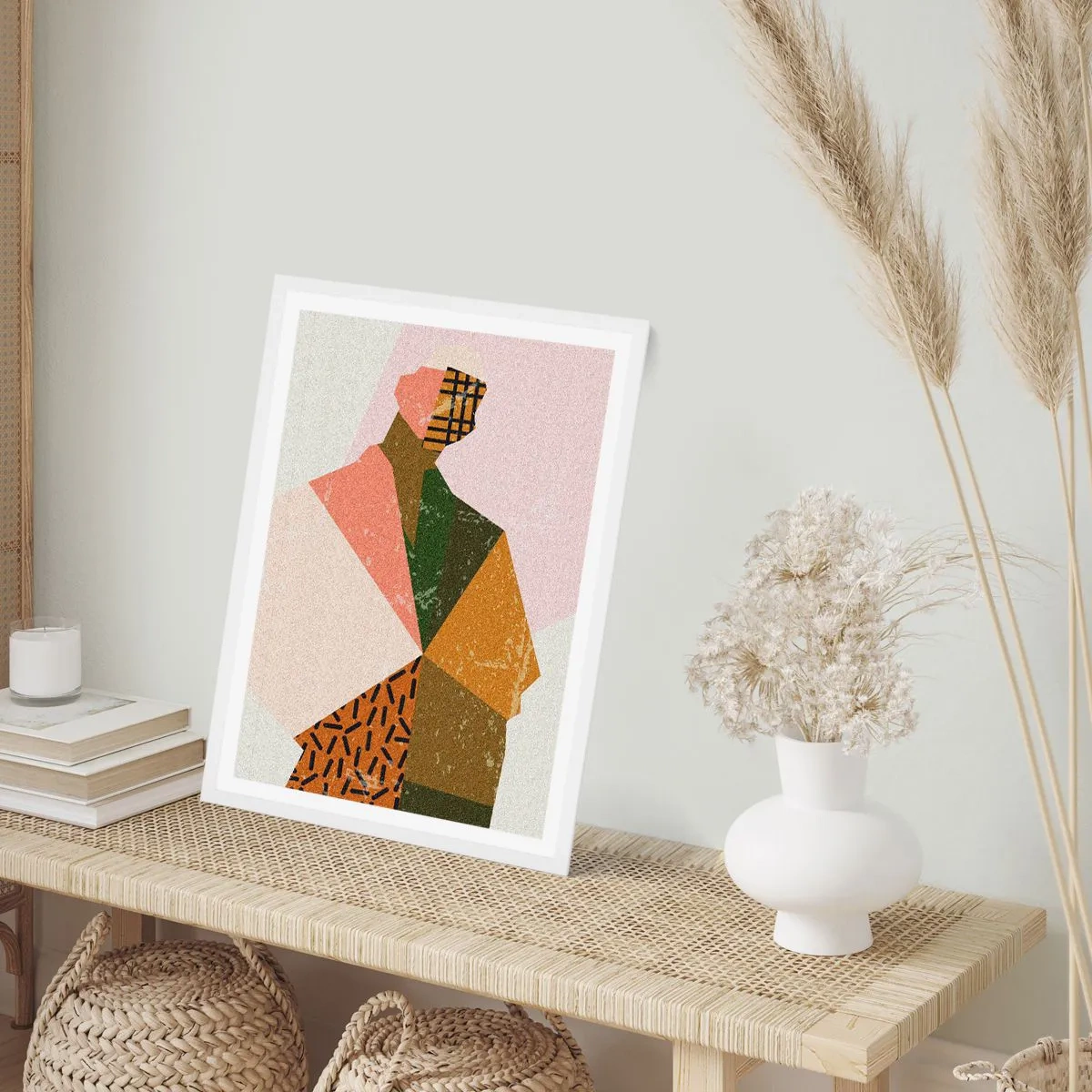 Plakát v bílém rámu - Člověk – složitá bytost - 50x70 cm