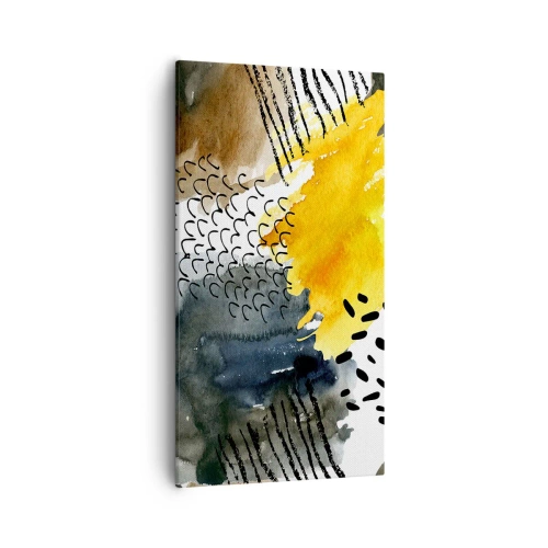 Obraz na plátně - Setkání živlů - 55x100 cm