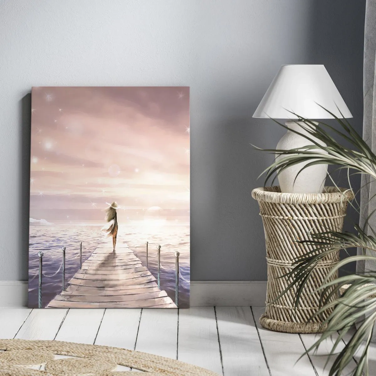 Obraz na plátně - Ve světle snu - 50x70 cm