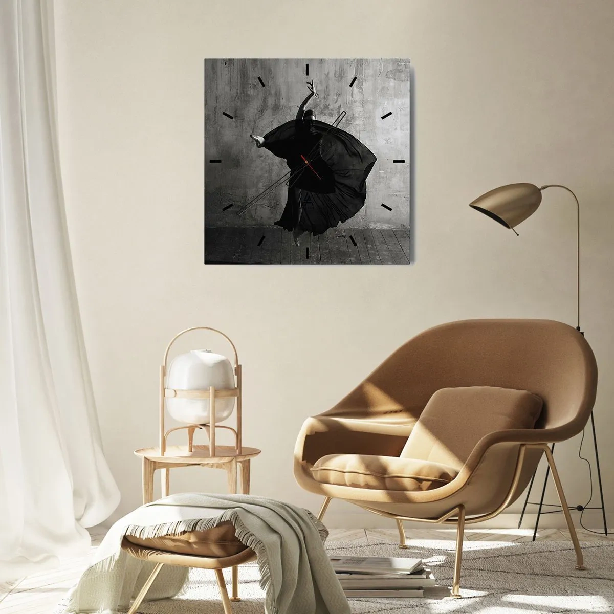 Nástěnné hodiny - Plné vášně - 40x40 cm