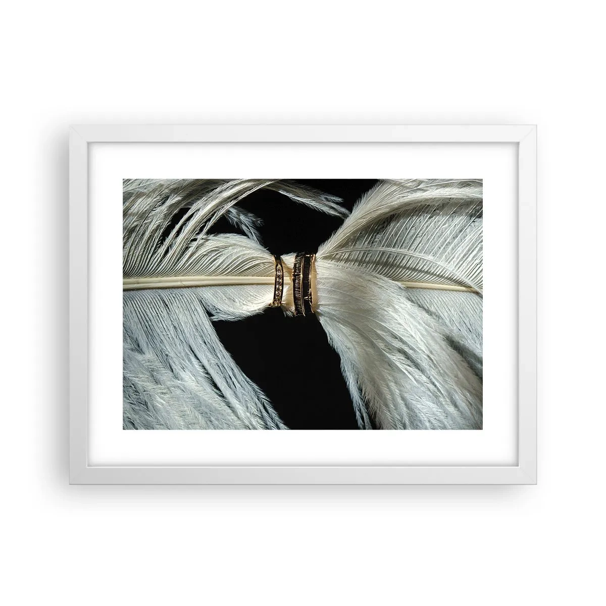 Plakát v bílém rámu - …a neopustím tě…. - 40x30 cm