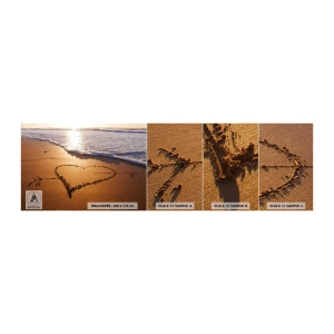 Vzor Fototapety Premium Canvas - Prázdninové vyznání - Krajina, Pláž, Moře - 100x30 cm
