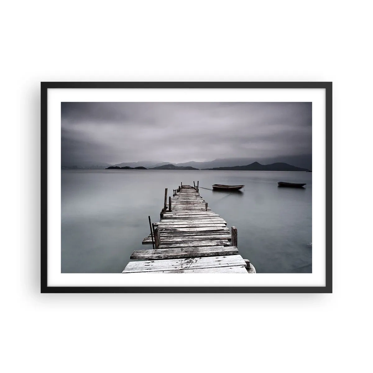 Plakát v černém rámu - Zítra můžeš vyrazit - 70x50 cm