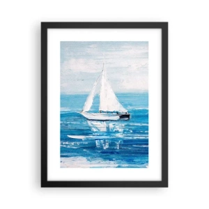 Plakát v černém rámu - S přítelem po boku - 30x40 cm