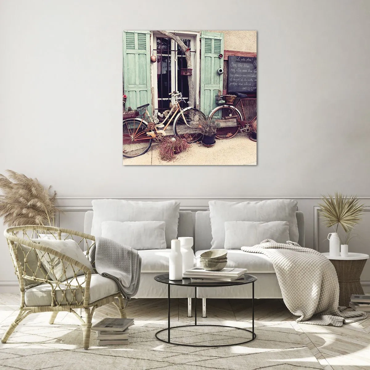 Obraz na skle - Ať žije provincie - 70x70 cm