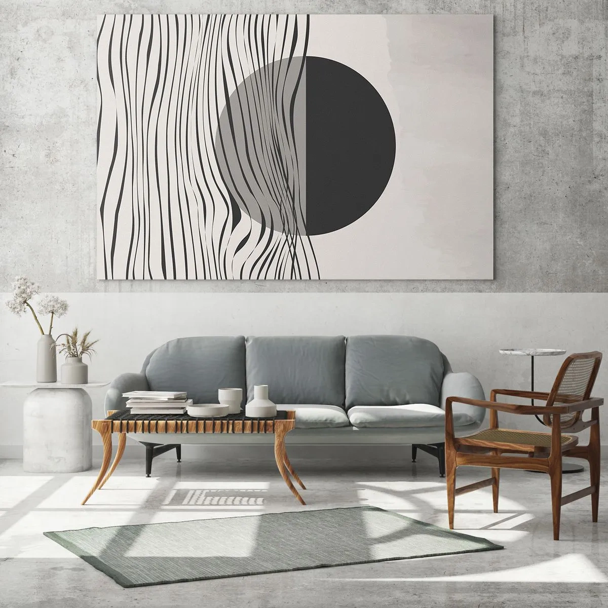 Obraz na skle - Poloviční kompozice - 120x50 cm