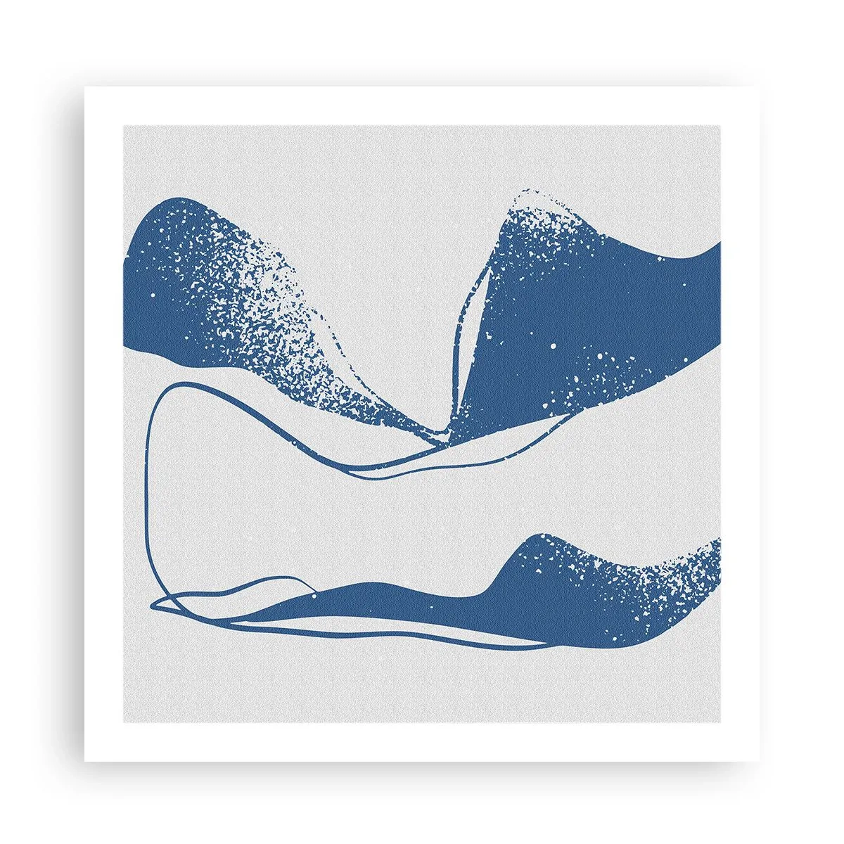 Plakát - Okřídlená abstrakce - 60x60 cm