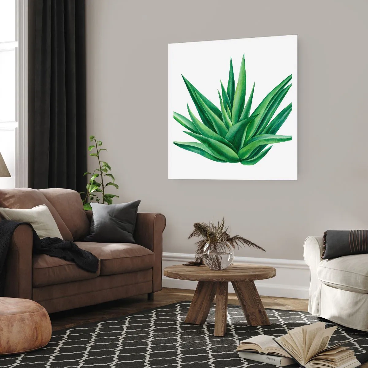 Plakát - Zelená – síla – život - 50x50 cm