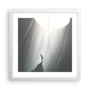 Plakát v bílém rámu - Vždycky máte na výběr - 40x40 cm