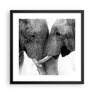 Plakát v černém rámu - Upřímné vyznání - 40x40 cm