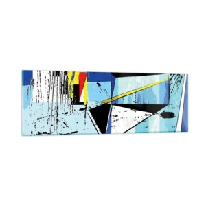 Obraz na skle - Dívat se na svět z úhlu… - 90x30 cm