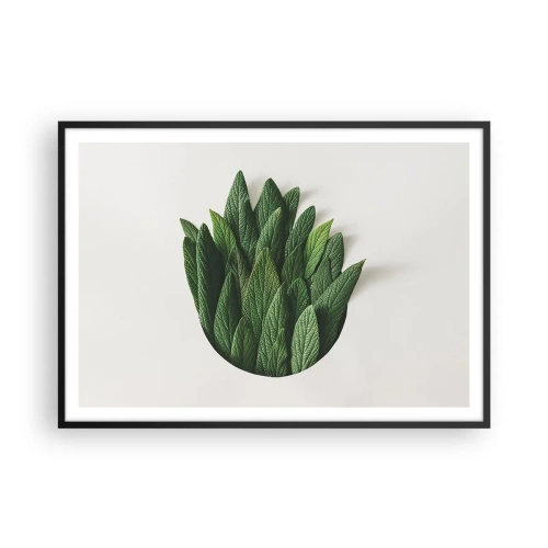 Plakát v černém rámu - Neukojitelná zvědavost - 100x70 cm