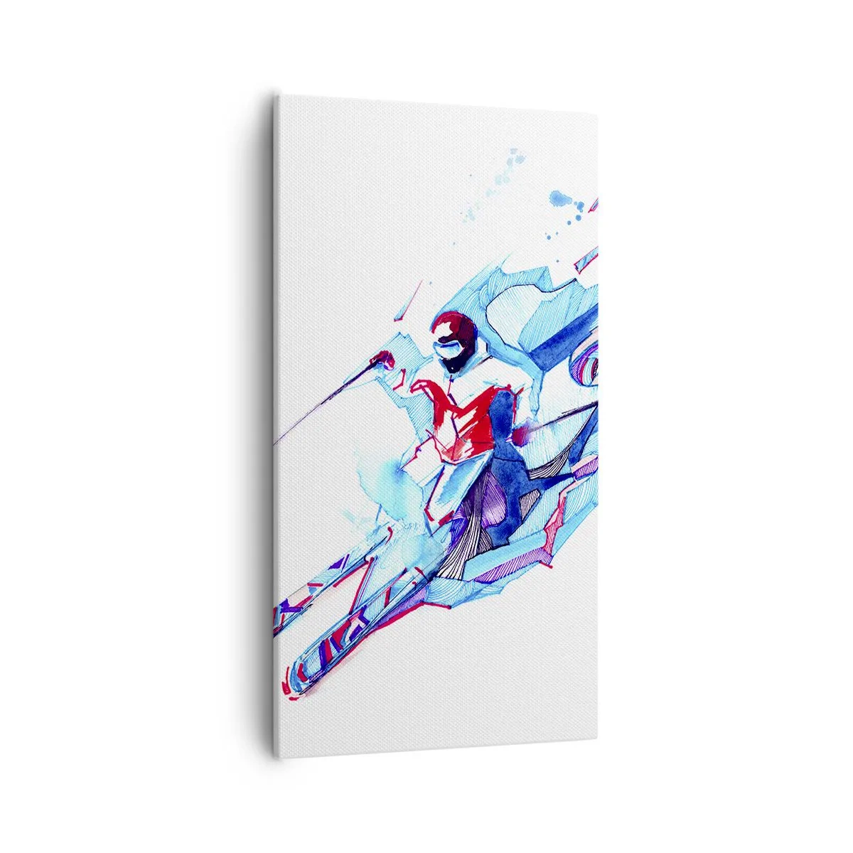 Obraz na plátně - Šílený spěch k radosti - 55x100 cm