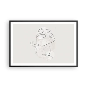 Plakát v černém rámu - Náčrt snu - 91x61 cm