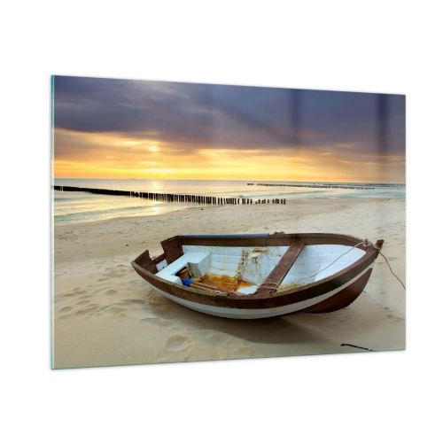Obraz na skle - Neexistuje krásnější pláž - 100x70 cm