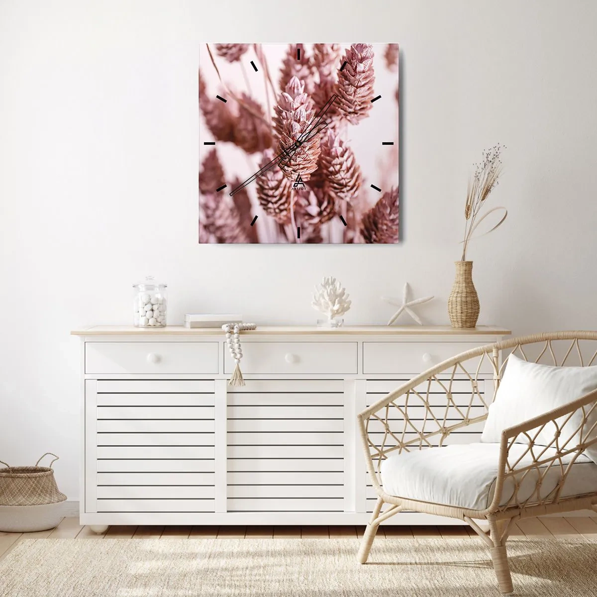 Nástěnné hodiny - Zdánlivě nenápadné - 30x30 cm