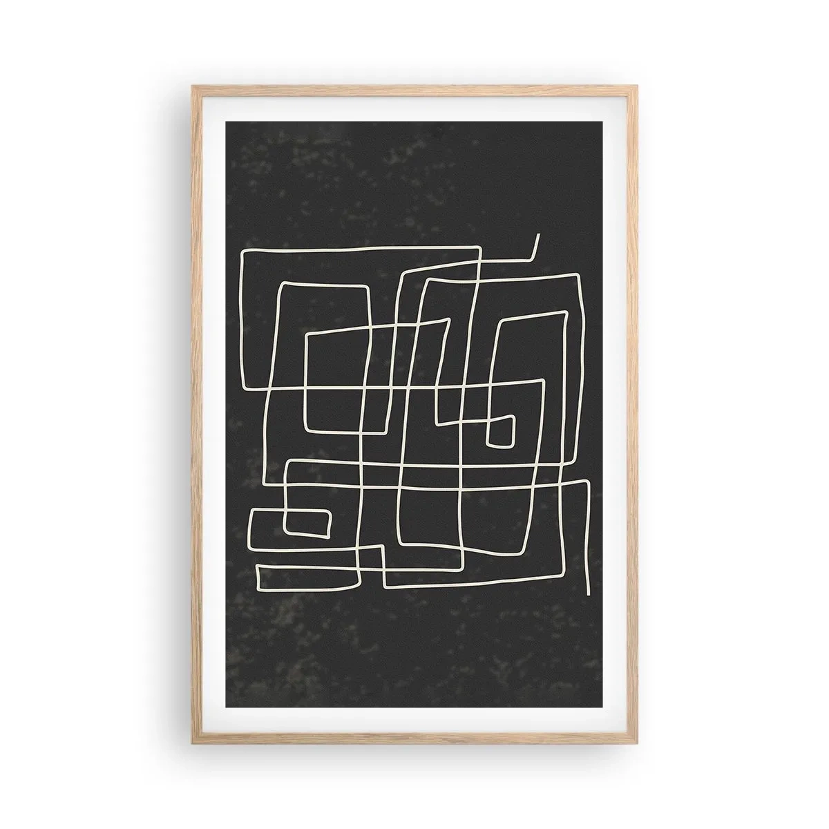 Plakát v rámu světlý dub - Není to tak jednoduché - 61x91 cm