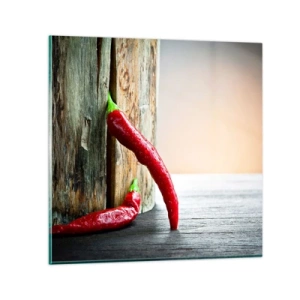 Obraz na skle - Red hot chili peppers - 60x60 cm